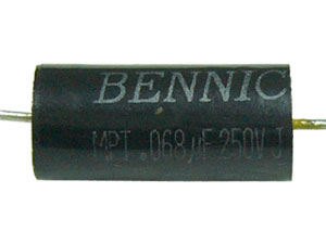 C 0.068MFD 250VDC PMT (MPT) BENNIC ดำ